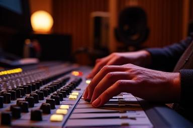 Image representing music production project
